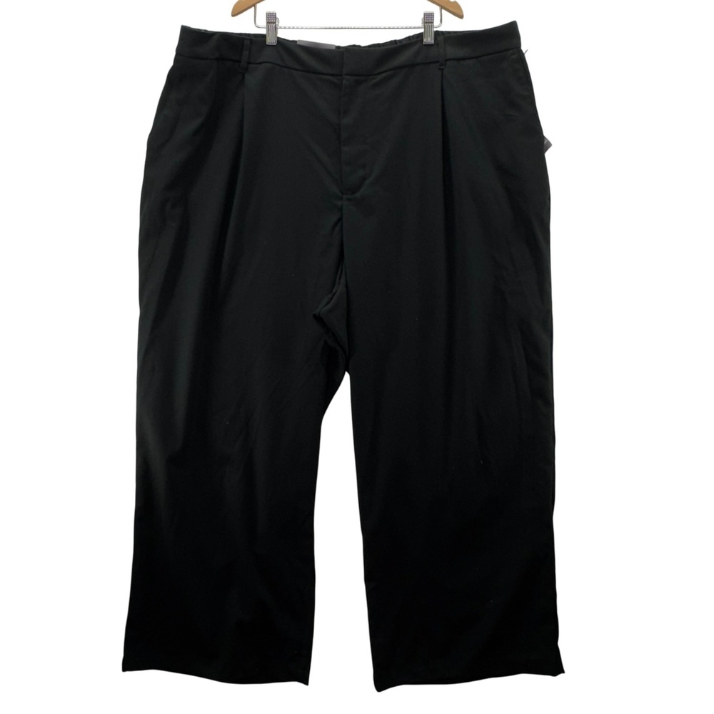 Ava & Viv Women's Plus‎ Size 26 Black Wide Leg Dress Pants Workwear Trousers